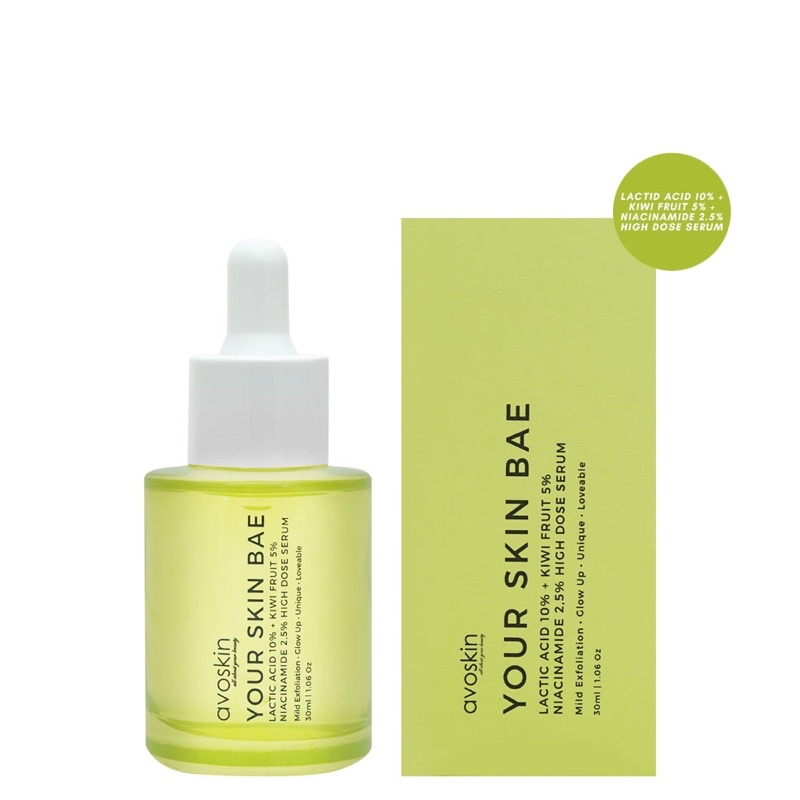 Avoskin YSB serum Lactic Acid 10% + Kiwi Fruit 5% + Niacinamide 2.5% High Dose Serum [ Eksfoliasi / Exfoliating ]