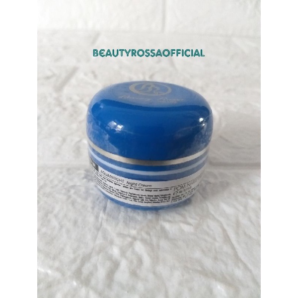 AQUA BRIGHT NIGHT CREAM BEAUTY ROSSA HYDRA OPTIMAL BEAUTY ROSSA CREAM BEAUTY ROSA