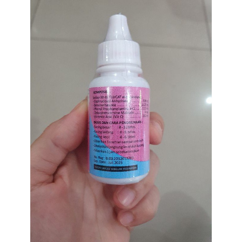 FLUCAT obat flu kucing