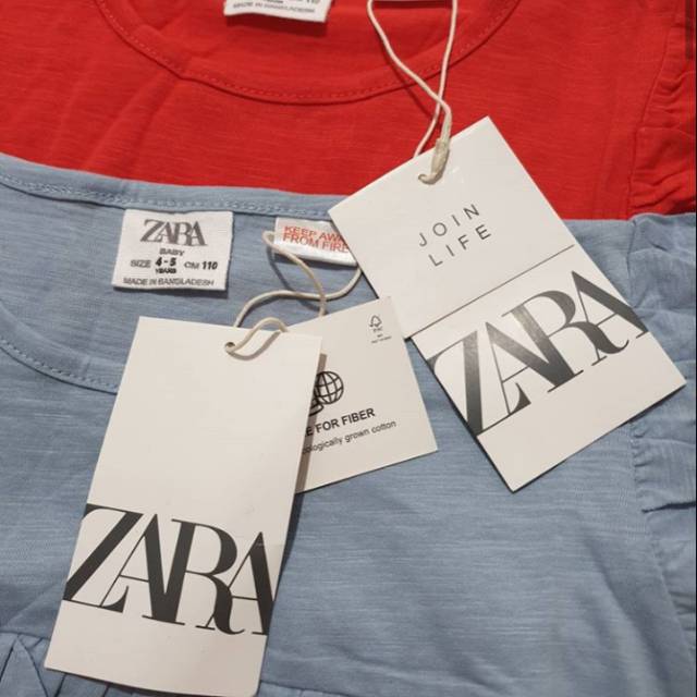 Zara Girls Ruffle Tee