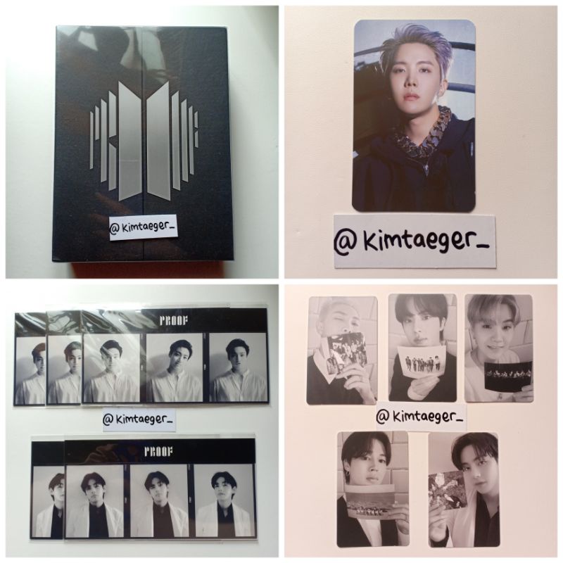 [READY STOCK] SHARING ALBUM PROOF STNDART EDITION, ALBUM ONLY STANDART, TRIPTYCH JK, TRIPTYCH TAE, L