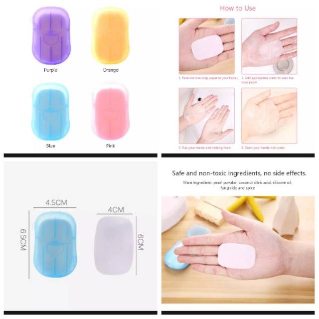 

Sabun Kertas Mini Portable