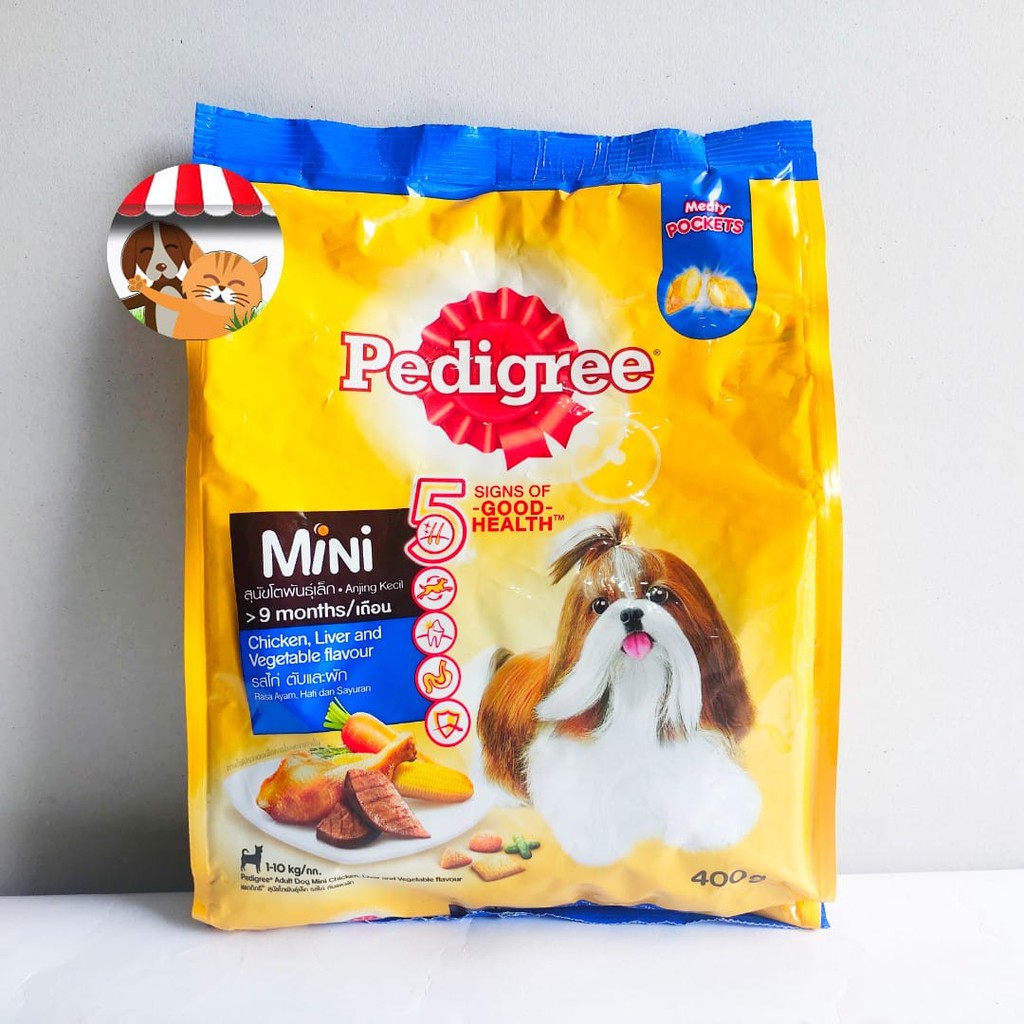 PEDIGREE Mini Makanan Anjing Ras Mini Rasa Chicken 400gr - Small Breed