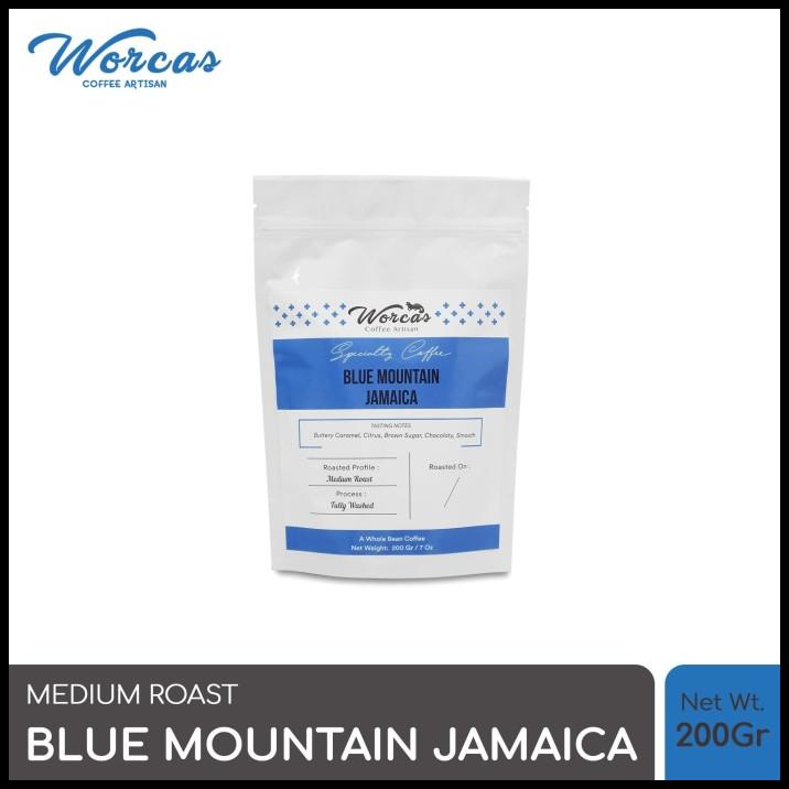 

Worcas Arabica Jamaica Blue Mountain 200Gr - Medium Roasted Coffee