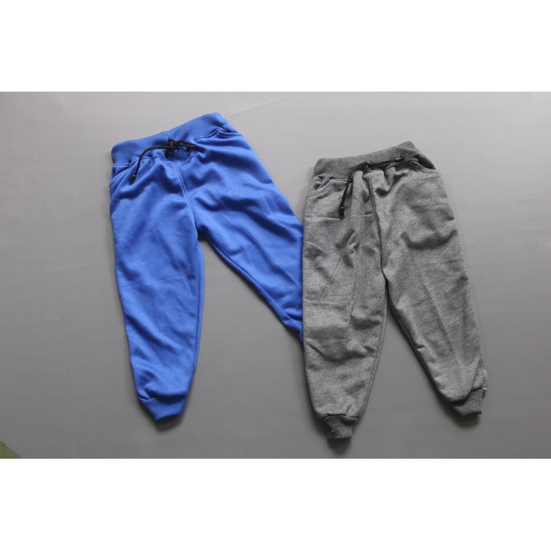 Jogger anak  Terry Basic 6XL | Celana anak tanggung Celana TK SD Joger unisex laki perempuan
