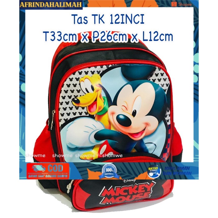 

[TERBARU] tas anak sekolah / ransel anak sekolah TK/ paud mickey