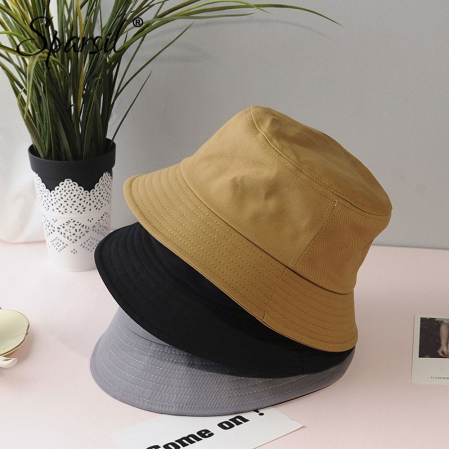 Topi Bucket Hat Pria Wanita