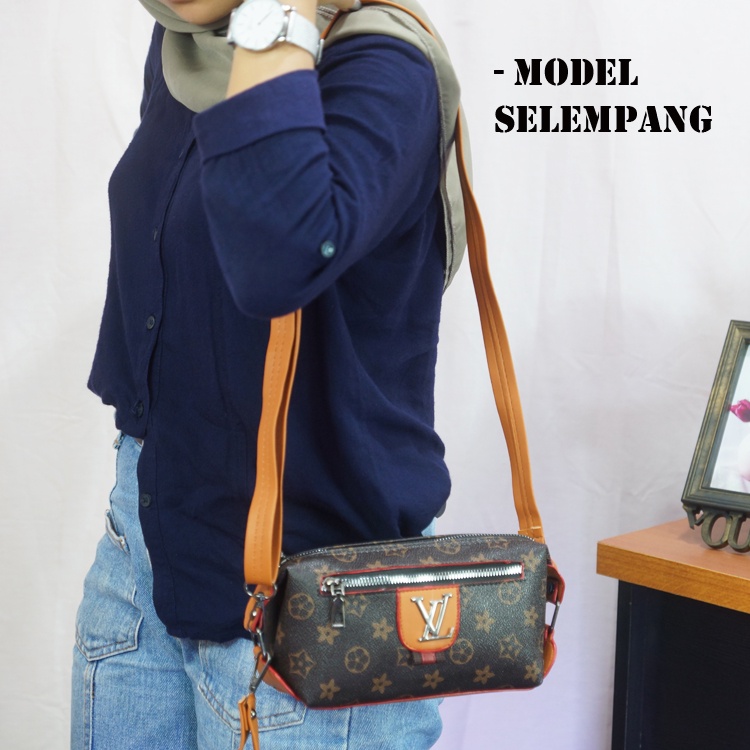 TUAH SLIMBAGS | SL Cluth VL Tabung 2 Ruang MX 3012 / Handbag Wanita Terbaru / Tas Jinjing Wanita