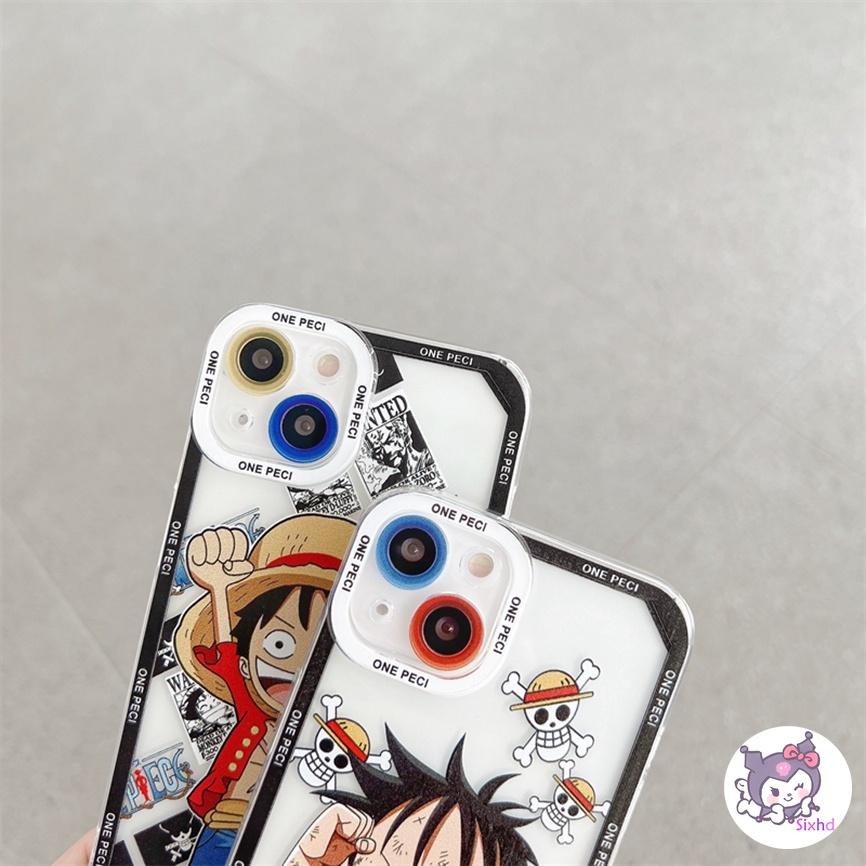 Redmi Note 11 11s 10 9 8Pro Redmi 10C 10 9C 9A 9 Xiaomi 11Lite 11T Pro Mi Poco X3Pro NFC Cartoon Fashion One Piece Lens Protection Phone Case Soft Anti-drop Protective Cover