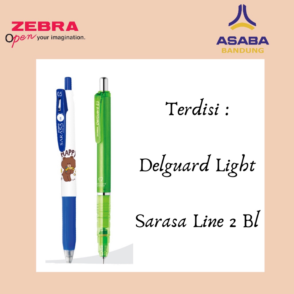 

Asaba Bandung - Zebra Sarasa Line2 Free Delgurd Special Edition