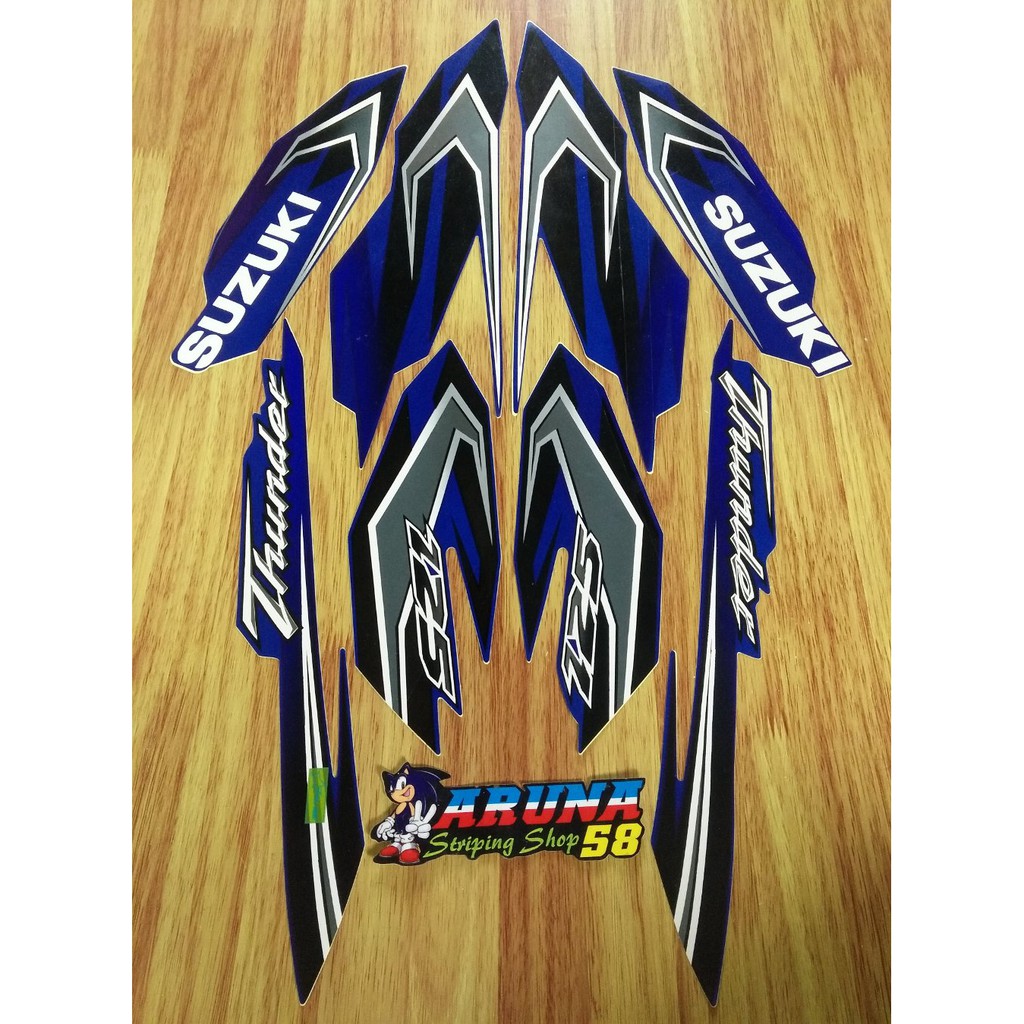 Stiker Striping/Sticker/Lis Motor Standar Suzuki Thunder 125 2011