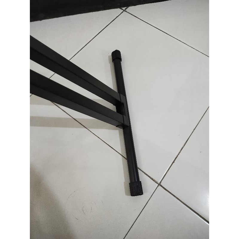 stand keyboard double kaki keyboard tiang dobel Stand keyboard besi doble