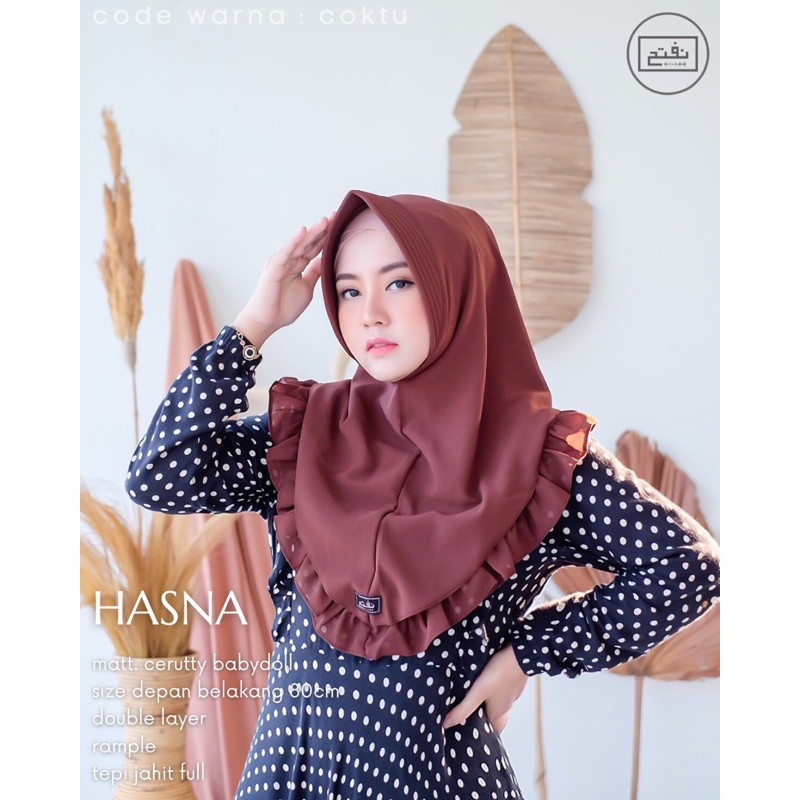 Hijab instant HASNA khimar shiffon cerruti by naftahhijab-6