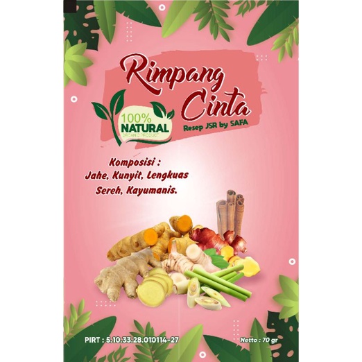 

RIMPANG CINTA Resep JSR By SAFA
