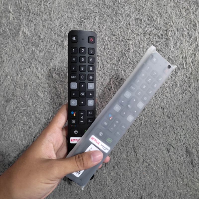 Remot TCL LED Smart Android TV Original 100% Support Bluetooth Google Assistant Terbaru - Remot TCL 