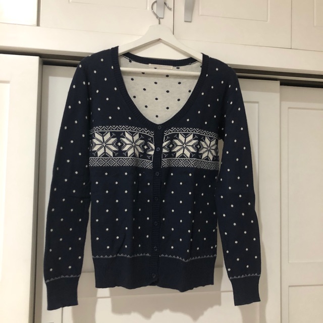 Argyle oxford Cardigan