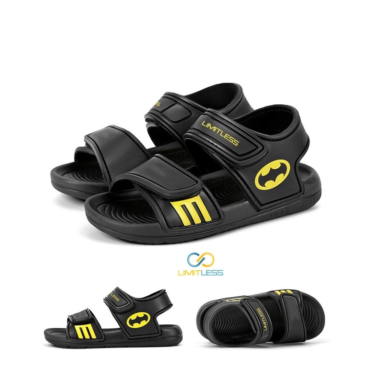 Sandal Anak Laki Laki Limitless Sendal Gunung Anak Cowok  Balita Karakter Ringan Lentur Sepatu Sandal Anak Cowok Spiderman Batman