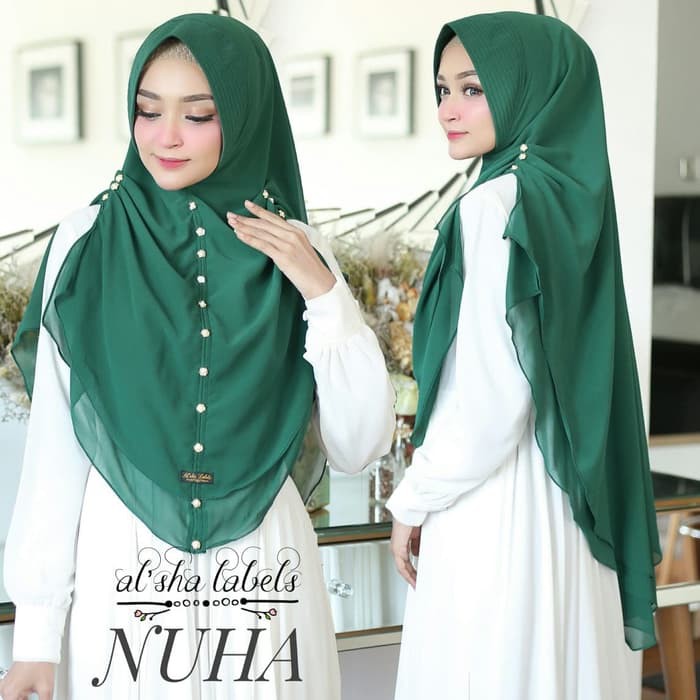 Hijab Jilbab Khimar Syari Terbaru Nuha Termurah