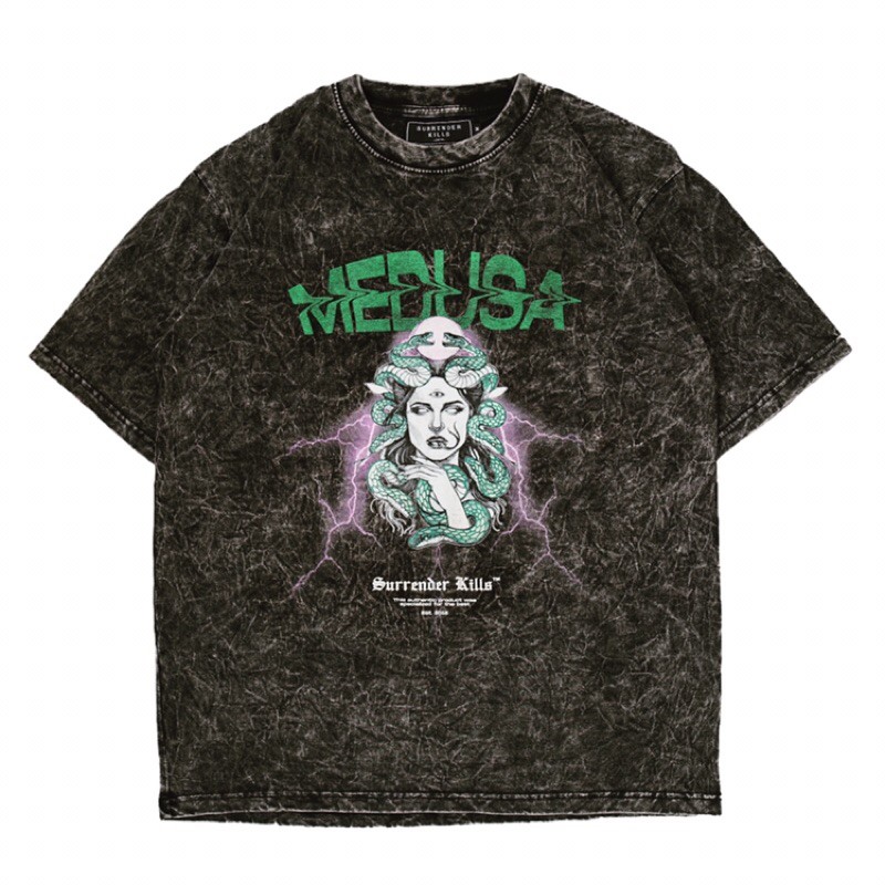 Surrender Kills™ - MEDUSA WASH |Overzise Tshirt