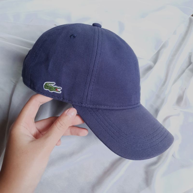 LACOSTE Original Topi Cotton Strap Baseball Cap Hat Preloved