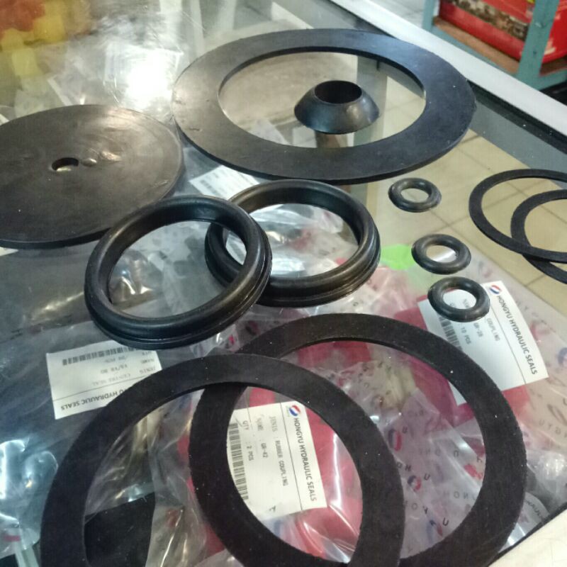 1 set karet Hydrant pillar 4 inchi sparepart alat mesin pompa Karet seal hydrant