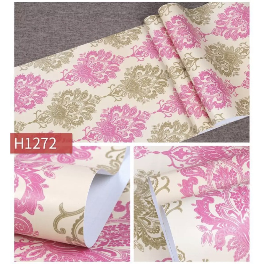 Wow 29 Wallpaper  Dinding  Batik  Pink  Joen Wallpaper 