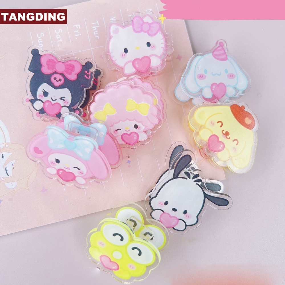 【COD Tangding】5 Pola Kartun Kucing / Anjing Bahan Akrilik PP Gaya Korea