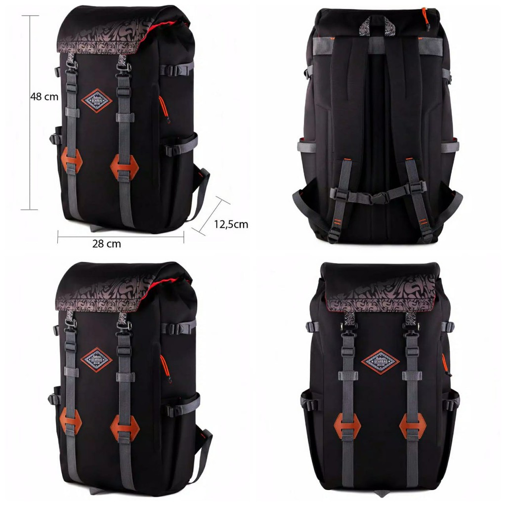 Tas Ransel GearBAG / Bagpack Travel Hiking Camping Bag / Tas Ransel Carrier Batik 45 Liter