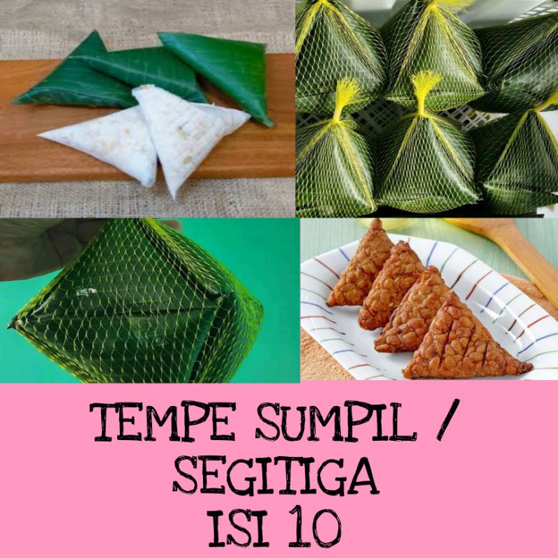 

TEMPE SUMPIL/SEGITIGA ISI 10