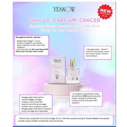 Yesnow Eau De Parfum Zodiac Spray 30 ml