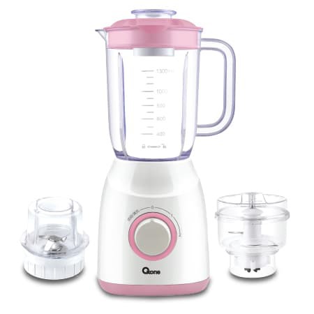 Oxone OX-802 3in1 Classic Blender &amp; Mini Chopper / Food Processor - Putih