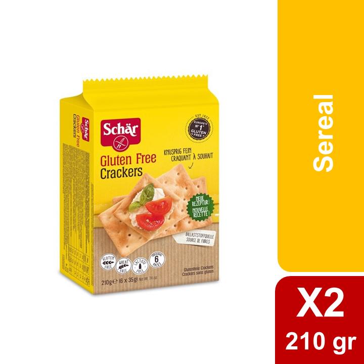 Schär Gluten Free Crackers 210 gr x 2 pcs | Shopee Indonesia