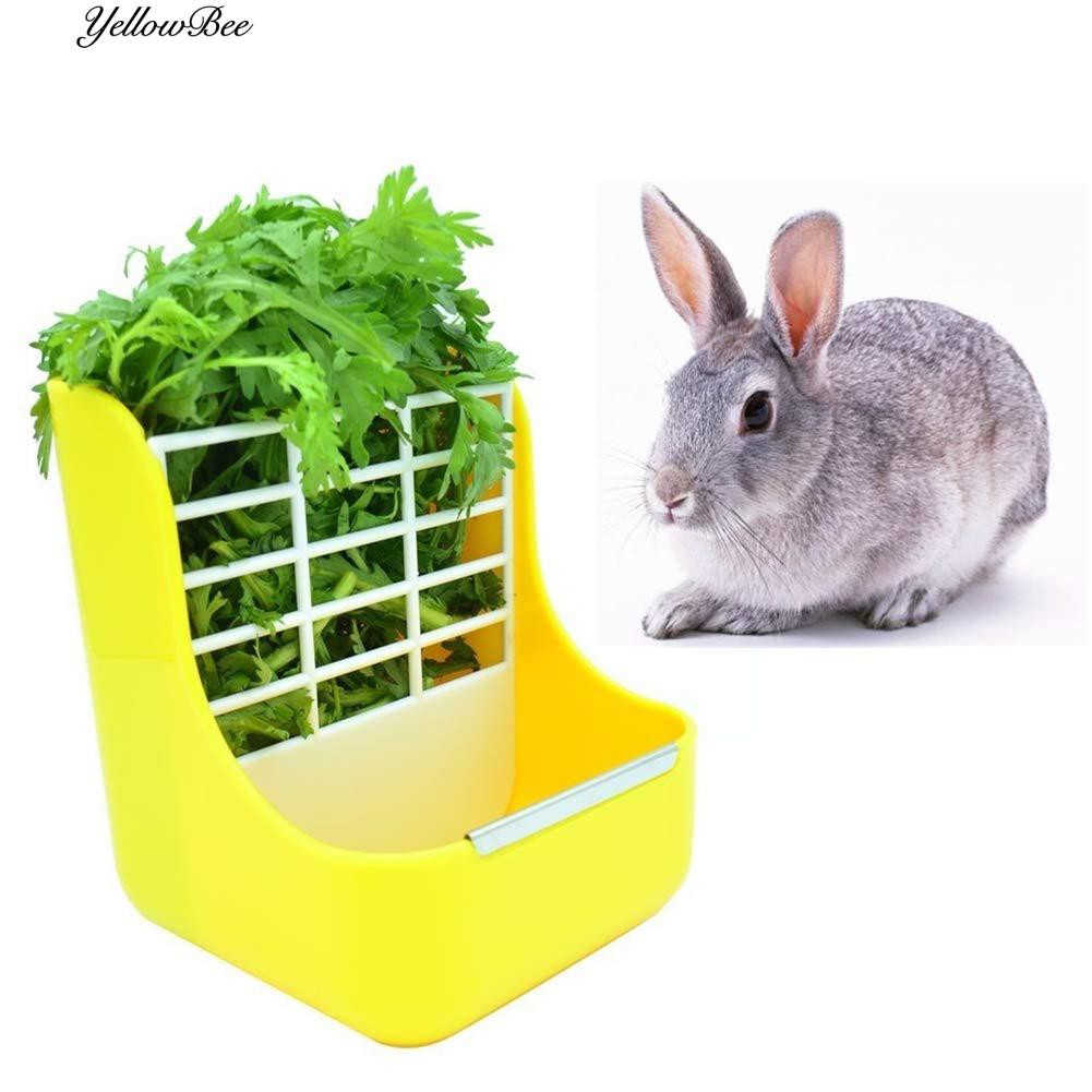 2 In 1 Mangkok Makanan Hewan Peliharaan Model Kelinci Guinea Pig