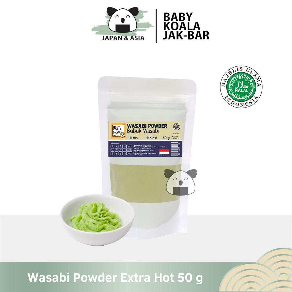 

WASABI Powder EXTRA HOT 50g Halal │ Pasta Wasabi Bubuk Import untuk Sushi │ Horseradish......