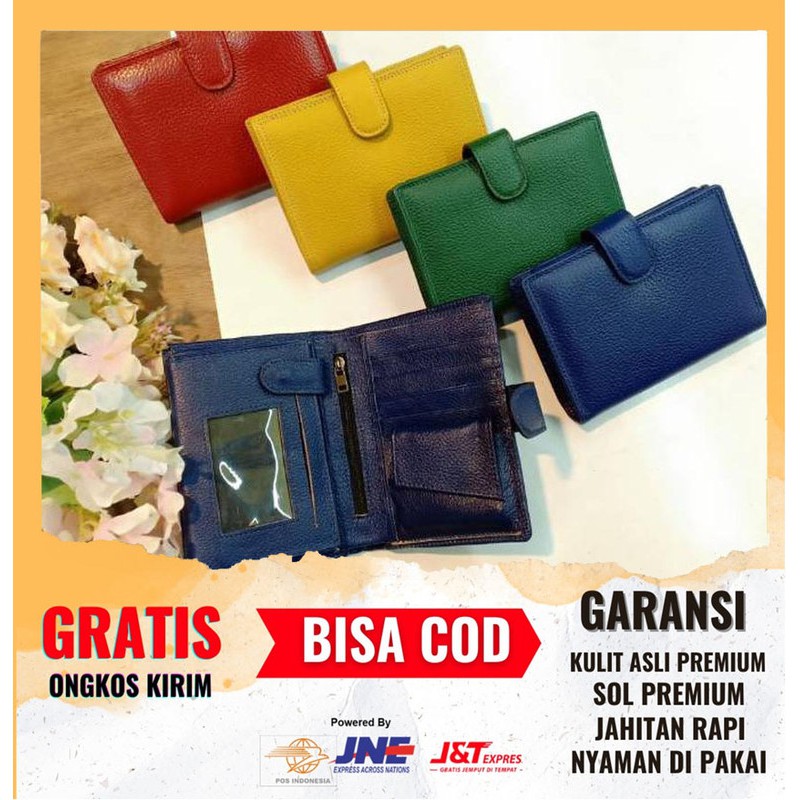 Dompet Lipat Wanita Clutch Kulit Asli Garut DK-101