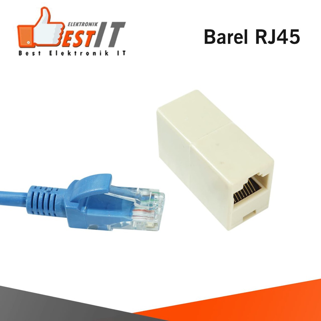 Barel RJ45 Sambungan Kabel Lan