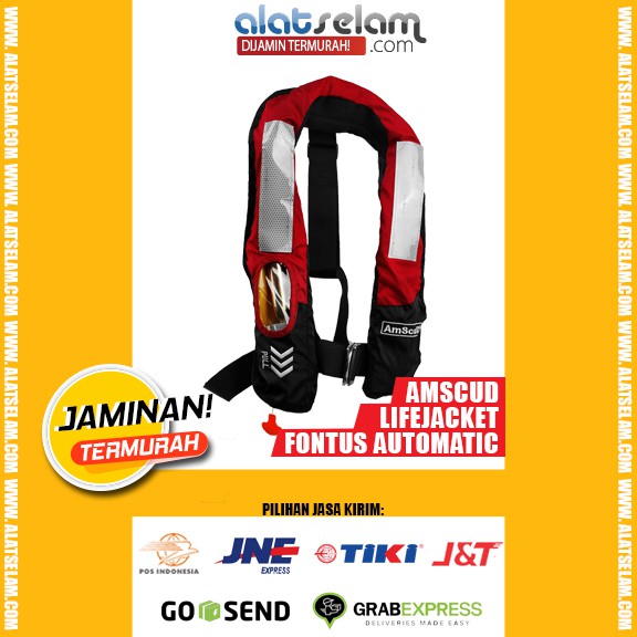 AmScuD LifeJacket Pro-Life FONTUS AUTOMATIC Adult 150N / 170N – 995499 / Pelampung Emergercy / Life 