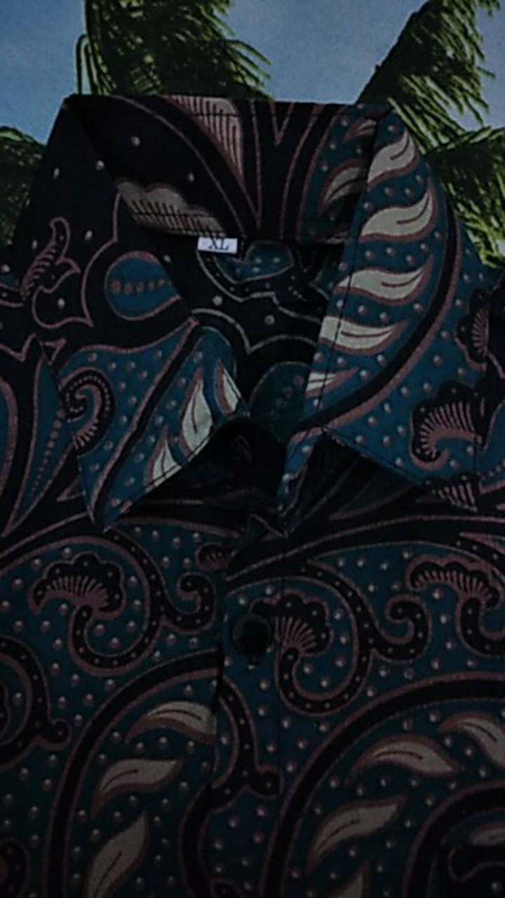 Couple Ayah&anak - Batik Atasan Pria -batik Couple Keluarga Motif Puser