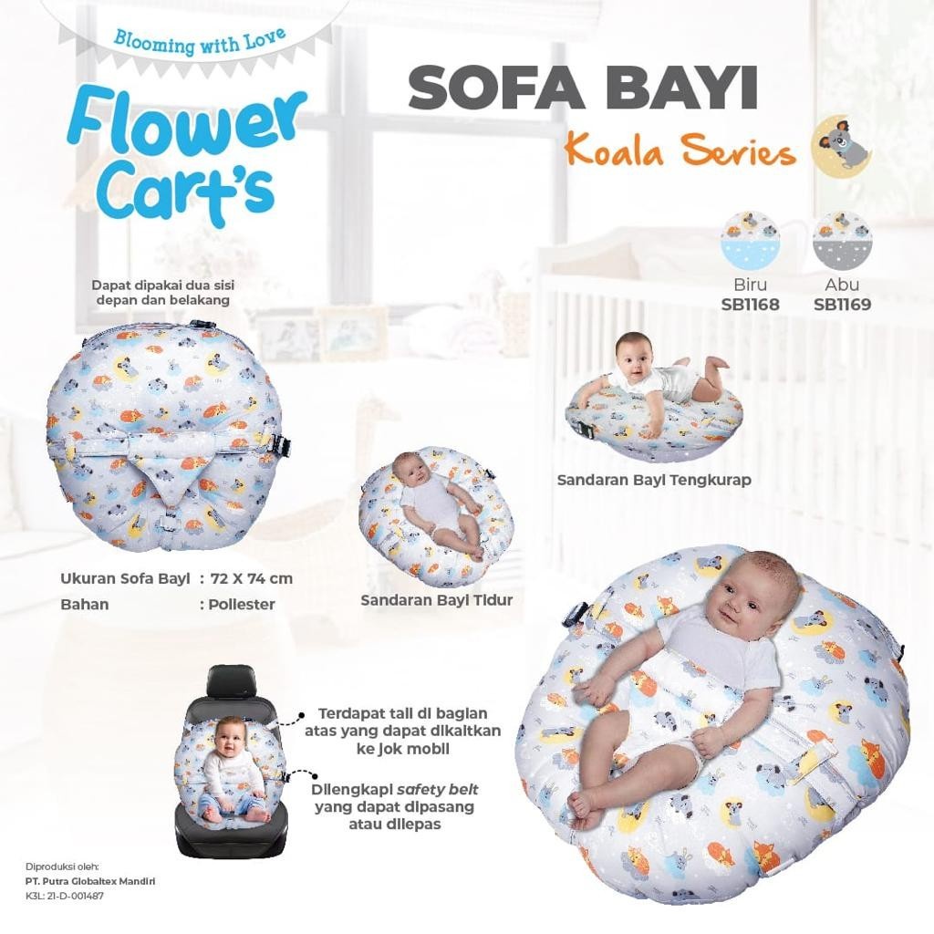 Sofa Bayi / Tempat Duduk Bayi Flower Cart's Koala Series