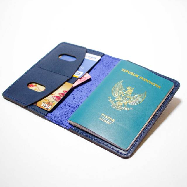 Dompet passport kulit asli bergaransi cover passport free custom grafir nama