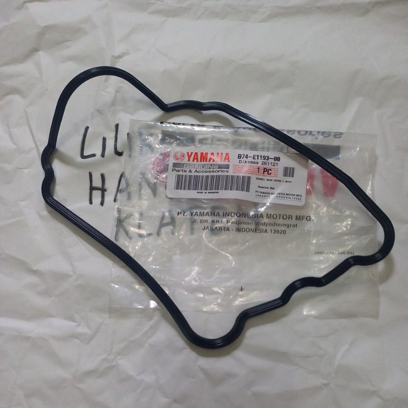 Jual B74E119300 GASKET HEAD COVER 1 XMAX ORIGINAL Shopee Indonesia