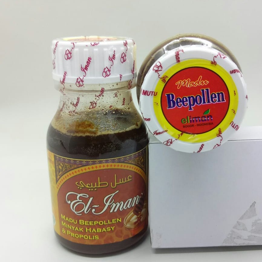 MADU BEEPOLEN EL IMAN Propolis Habbatusauda untuk Program Hamil Hormon Jantung Asi Lambung