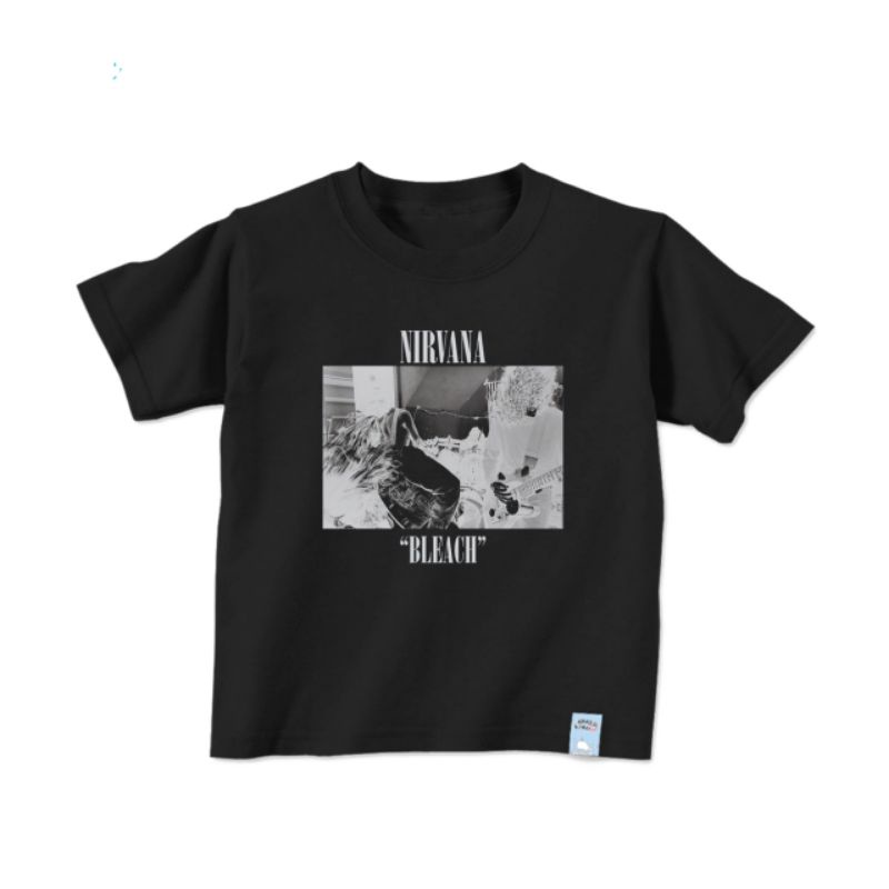 KAOS ANAK NIRVANA | BLEACH | BAJU | T SHIRT | BOOTLEG | VINTAGE | OVERSIZE | HOMAGE RAP TEE | KIDS |