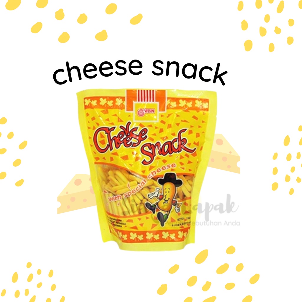 Cheese Snack Nissin Kuning Biskuit Stik Keju 150 gr