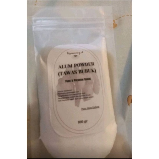 

Pure Alum Powder / Tawas Bubuk Murni Grade Super 100 gr