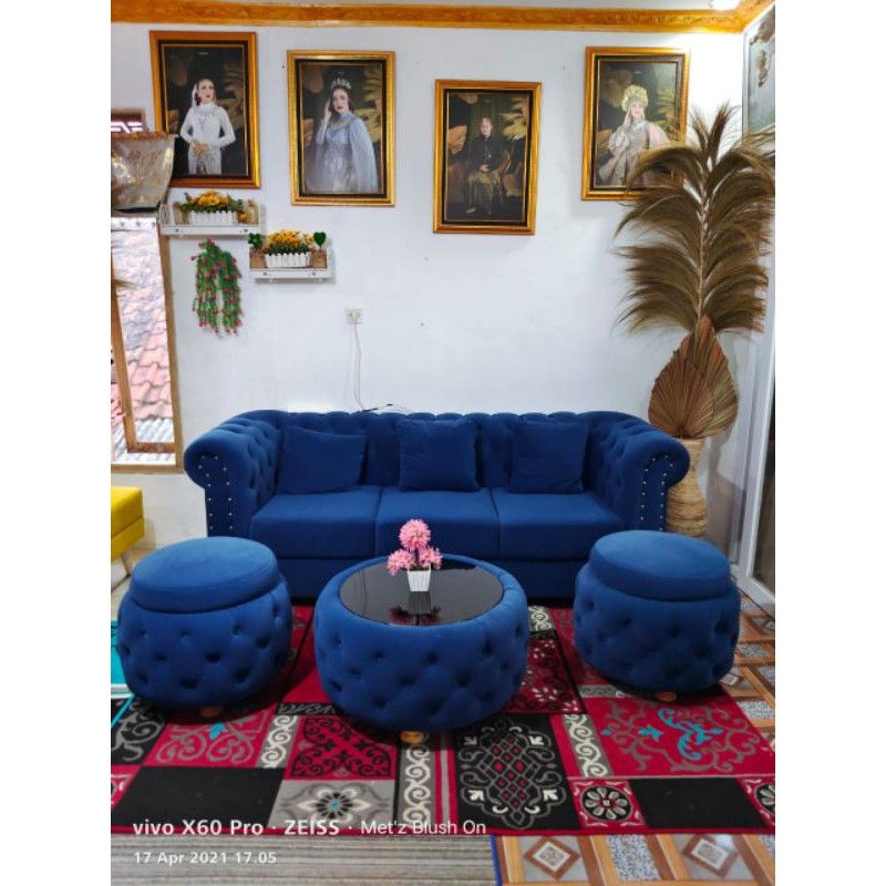 sofa kancing seribu khusus sukabumi free ongkir