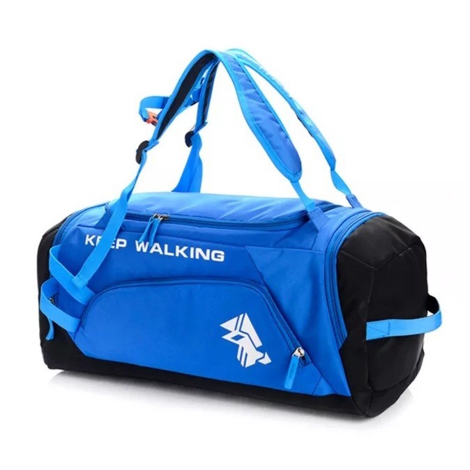 Tas Duffel Tas duffel travel gym bag olahraga ukuran besar KEEP WALKING