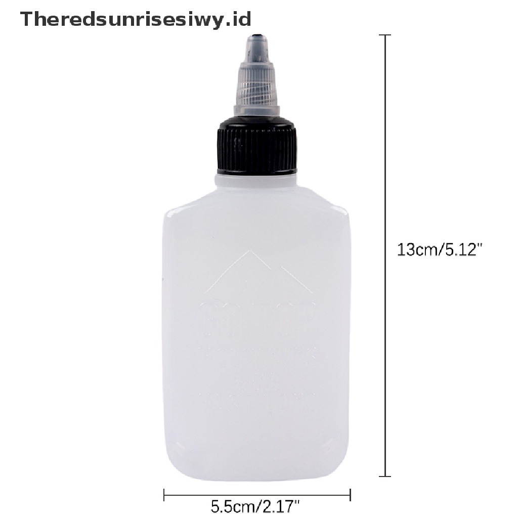 # Alat Rumah Tangga # 1pc Botol Saus Kosong Model Remas Bahan Plastik Transparan Ukuran 100ml