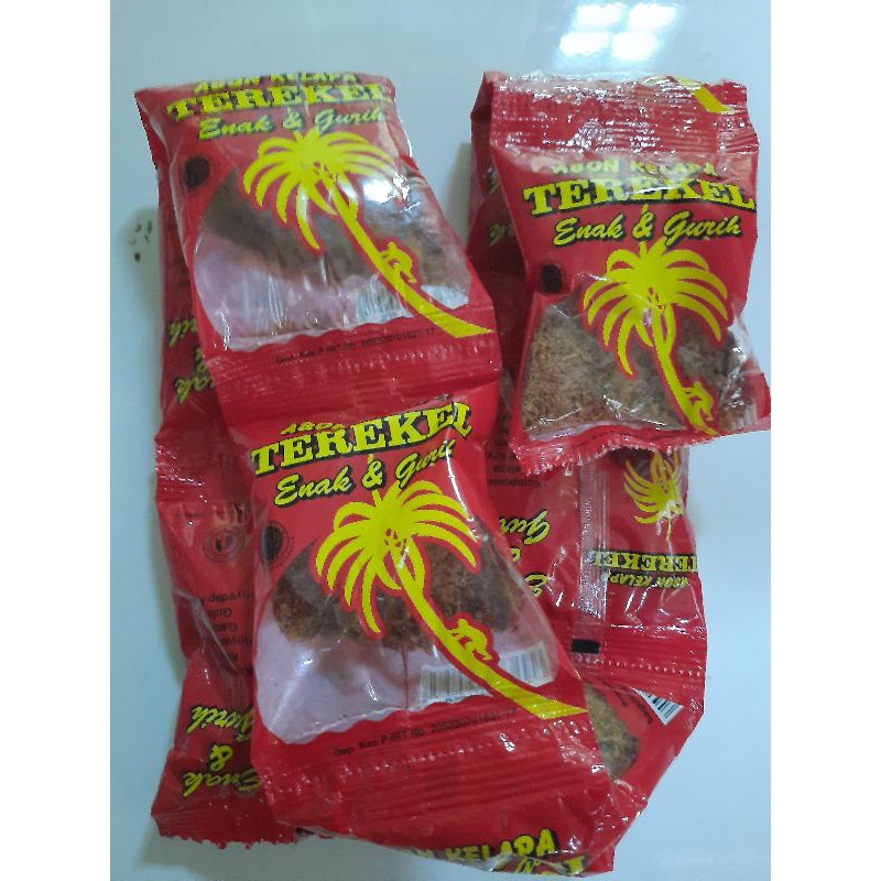 

Abon Kelapa Terekel Kemasan pelengkap makan