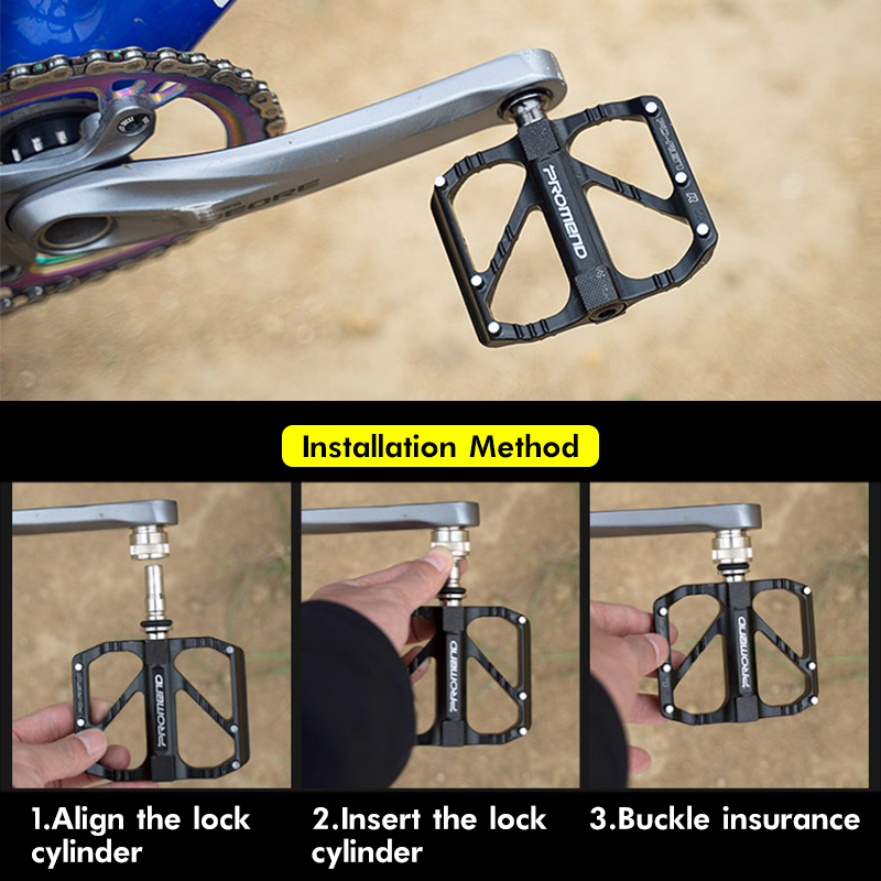 【READY STOCK】 3 Bearings Pedal MTB Pedal Sepeda Bearing Quick Release R27 R67 R67Q